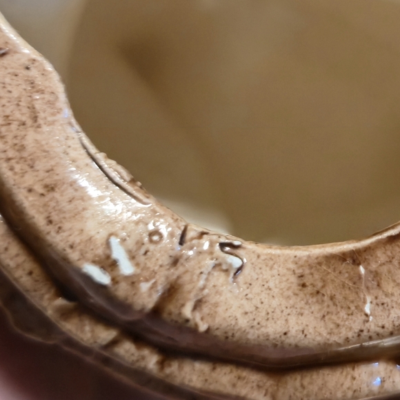 Vintage Ceramic Owl Jar Mid Century MCM Brown Figurine - Picture 10 of 16